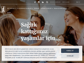 'deva.com.tr' screenshot