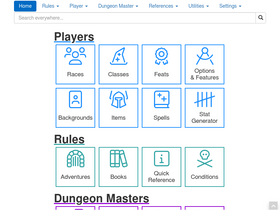 '5e.tools' screenshot