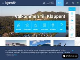 'klappen.se' screenshot