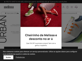 'melissa.com.br' screenshot