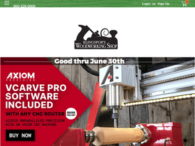 'woodworkingshop.com' screenshot