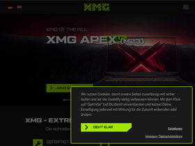 'xmg.gg' screenshot