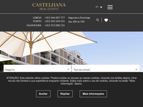 'castelhana.pt' screenshot