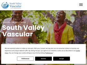 'southvalleyvascular.com' screenshot