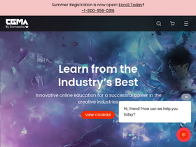 'cgmasteracademy.com' screenshot