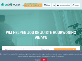 'directwonen.nl' screenshot