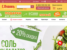 'pudov.ru' screenshot