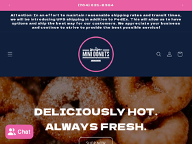 statefairminidonuts.com homepage screenshot