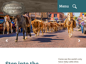 'fortworthstockyards.org' screenshot