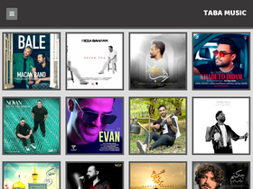 'tabamusic.com' screenshot