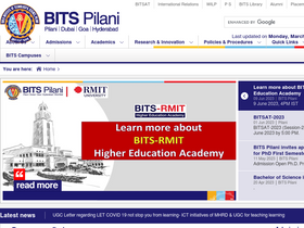 'bits-pilani.ac.in' screenshot