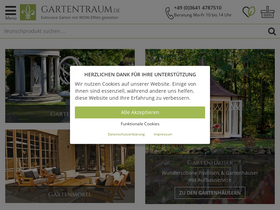 'gartentraum.de' screenshot