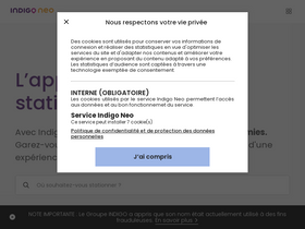 'indigoneo.fr' screenshot