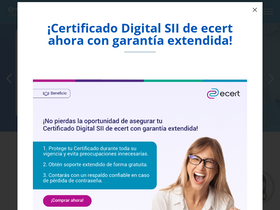 'ecertchile.cl' screenshot
