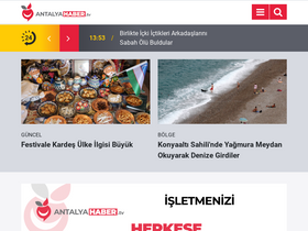 'antalyahaber.tv' screenshot