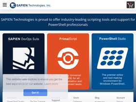 'sapien.com' screenshot