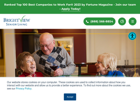 'brightviewseniorliving.com' screenshot