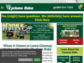 'cyclonerake.com' screenshot