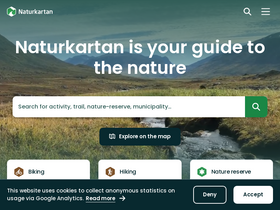 'naturkartan.se' screenshot