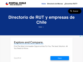 'portalchile.org' screenshot