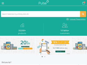 'pulseplus.in' screenshot