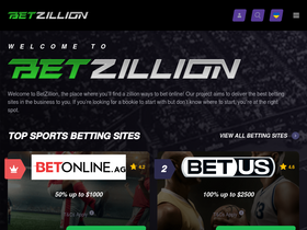 'betzillion.com' screenshot