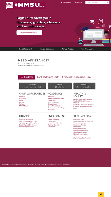 My Nmsu Edu Analytics Market Share Stats Traffic Ranking