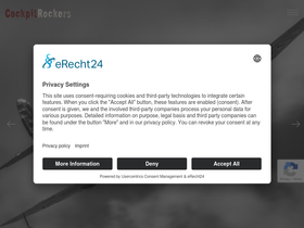 cockpitrockers.de homepage screenshot