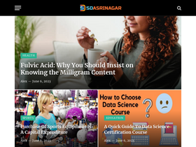 'sdasrinagar.com' screenshot