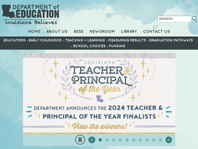 'louisianabelieves.com' screenshot