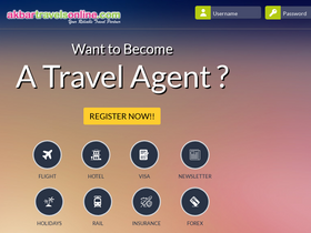 'akbartravelsonline.com' screenshot