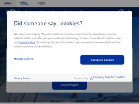 'jetblue.com' screenshot