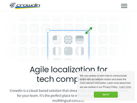 'crowdin.com' screenshot