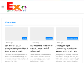 'examresultbd.com' screenshot