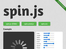 Preview of spin.js.org