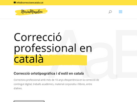 'correccioencatala.cat' screenshot