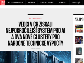 'techfocus.cz' screenshot