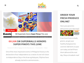 'aboutcagayandeoro.com' screenshot