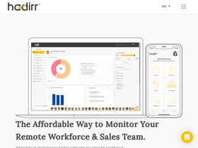 'hadirr.com' screenshot