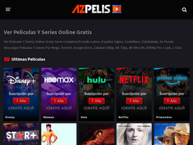 'azpelis.com' screenshot
