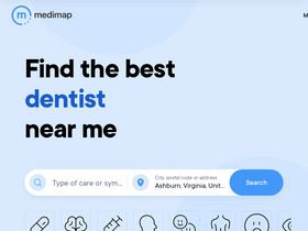 'medimap.ca' screenshot