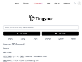 'tingyour.com' screenshot