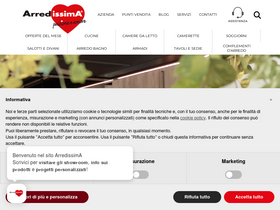 'arredissima.com' screenshot