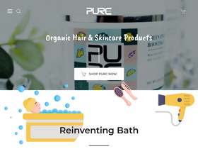 'purcorganics.com' screenshot