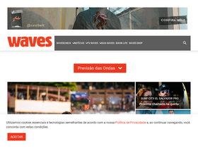 'waves.com.br' screenshot