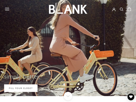 'dressblank.com' screenshot