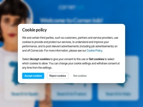 'cornerjob.com' screenshot