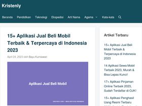 'kristenly.com' screenshot