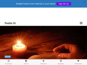 'psalm91.com' screenshot