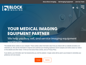 'blockimaging.com' screenshot